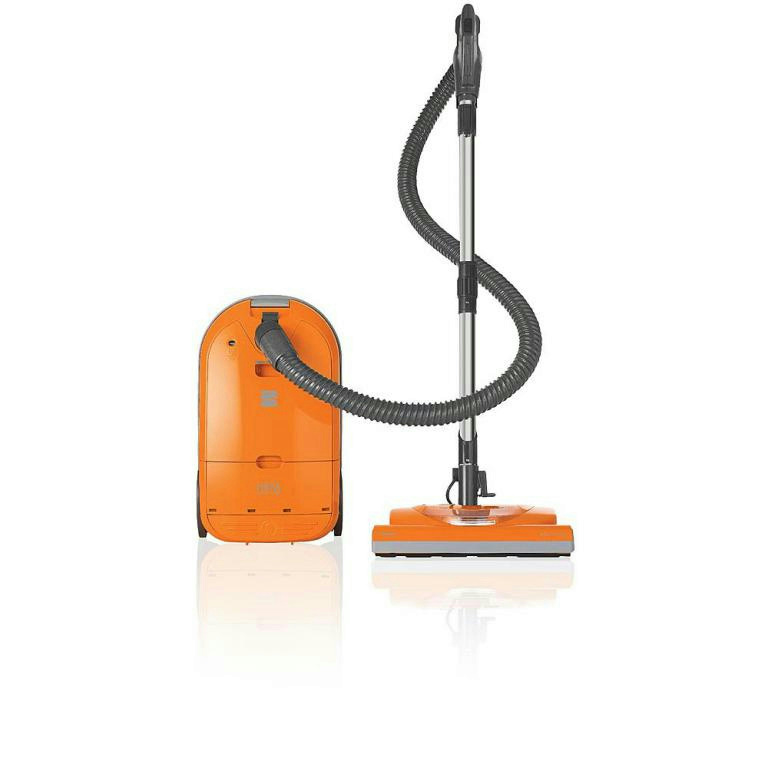 KENMORE CANISTER VACUUM CLEANER W/ RETRACTABLE CORD IN BURNT ORANGE