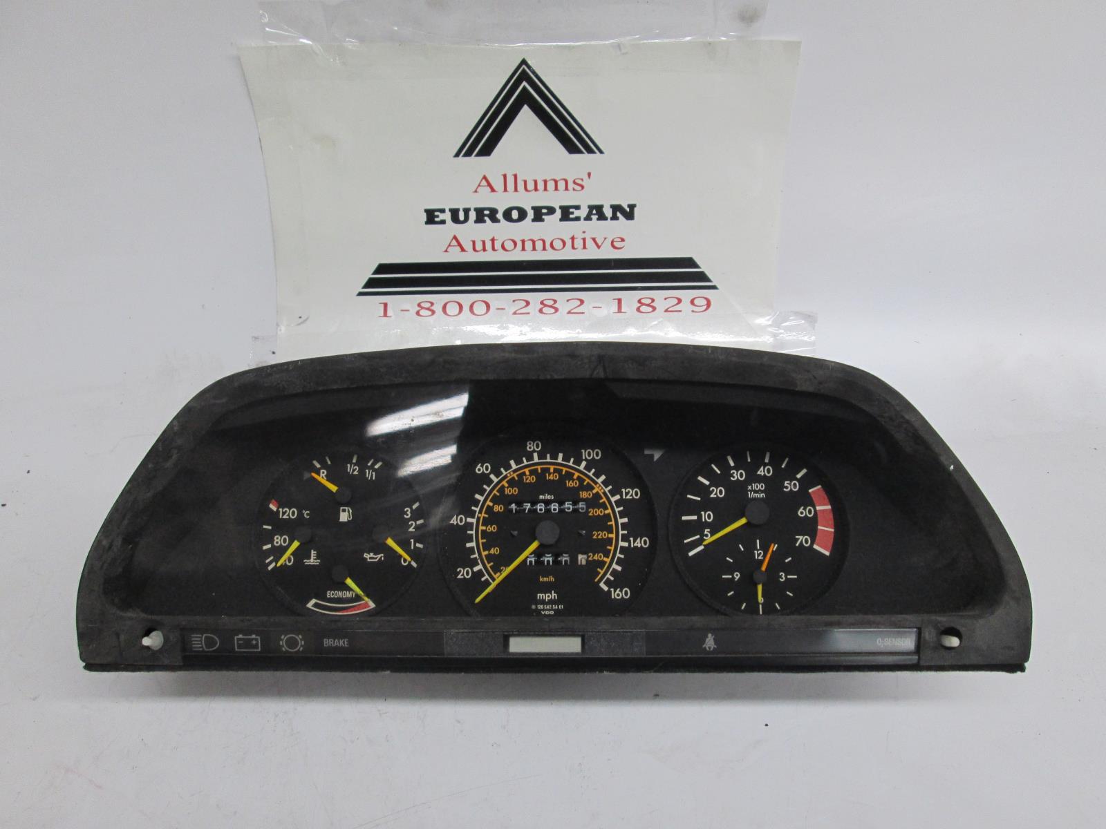 Mercedes w123 instrument cluster lights