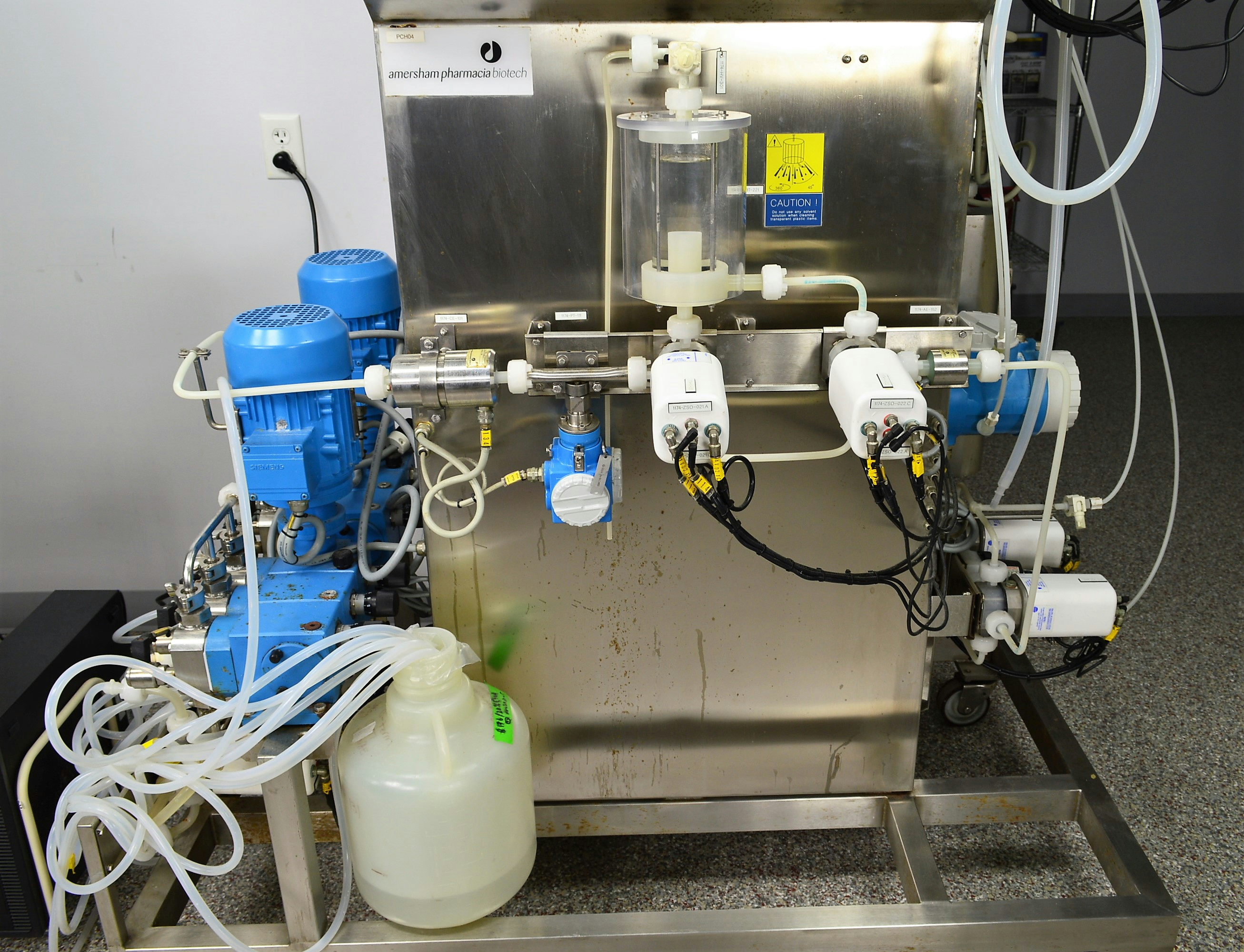 Amersham Chromatography Skid Bioprocess System Pharmaceutical GE AKTA