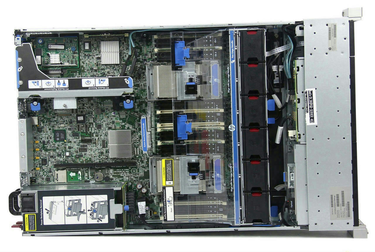 HP ProLiant DL380p Gen8 2U Server 2×8-Core Xeon 2.9GHz + 96GB RAM + 8×