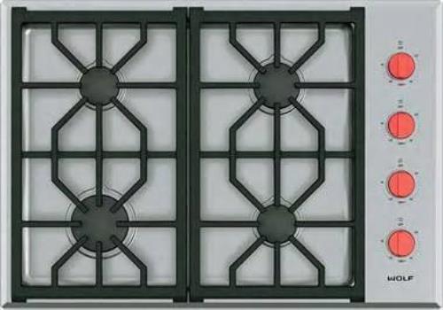 Wolf 30 Ss 4 Dual Stacked Sealed Burners Professional Gas Cooktop