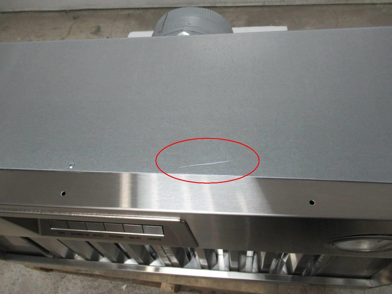 Thermador 36" Stainless Steel Custom Hood Baffle Filters Insert