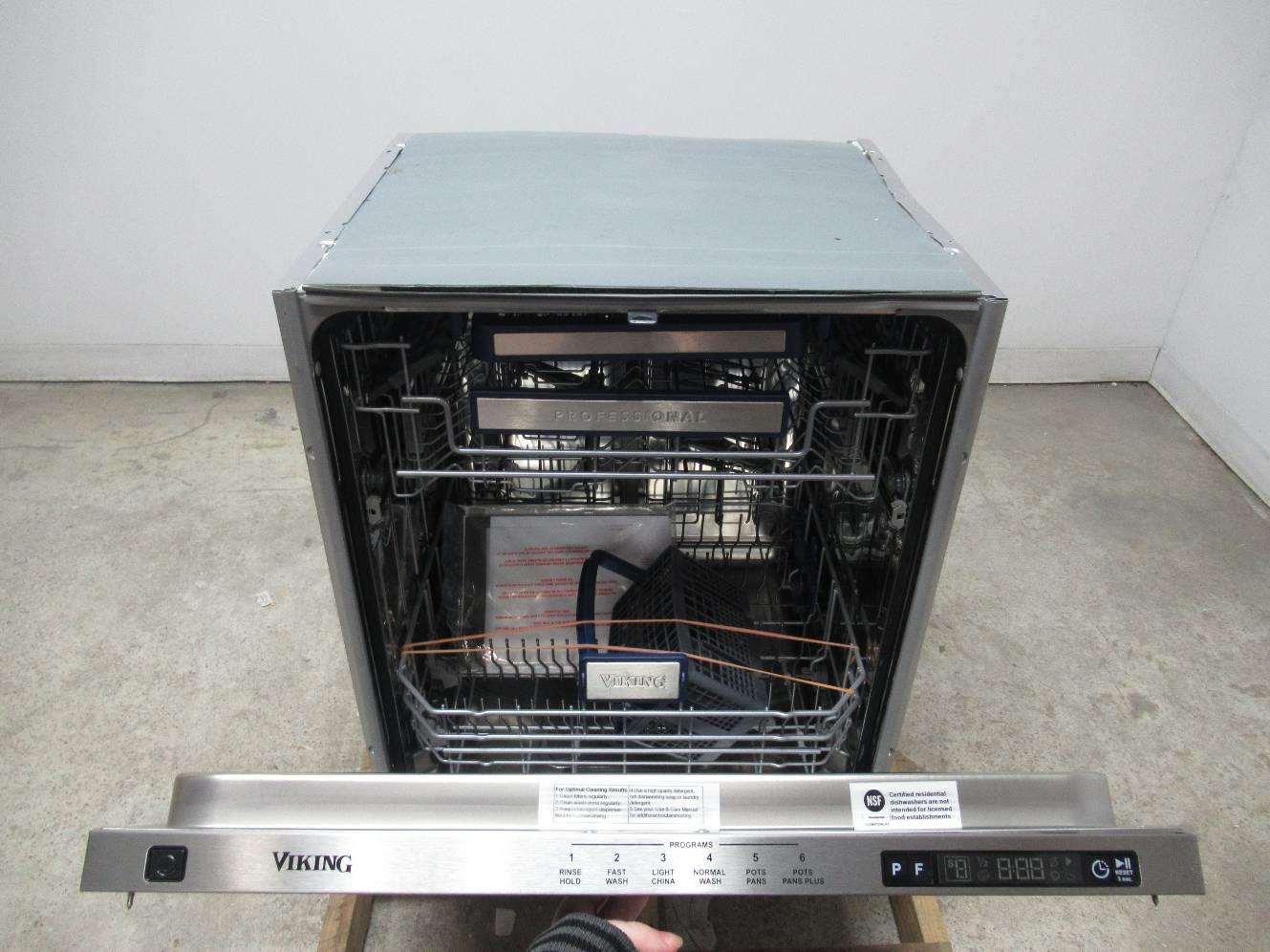 Viking FDW301WS 24" 6 Wash Cycles Fully Integrated Dishwasher Custom