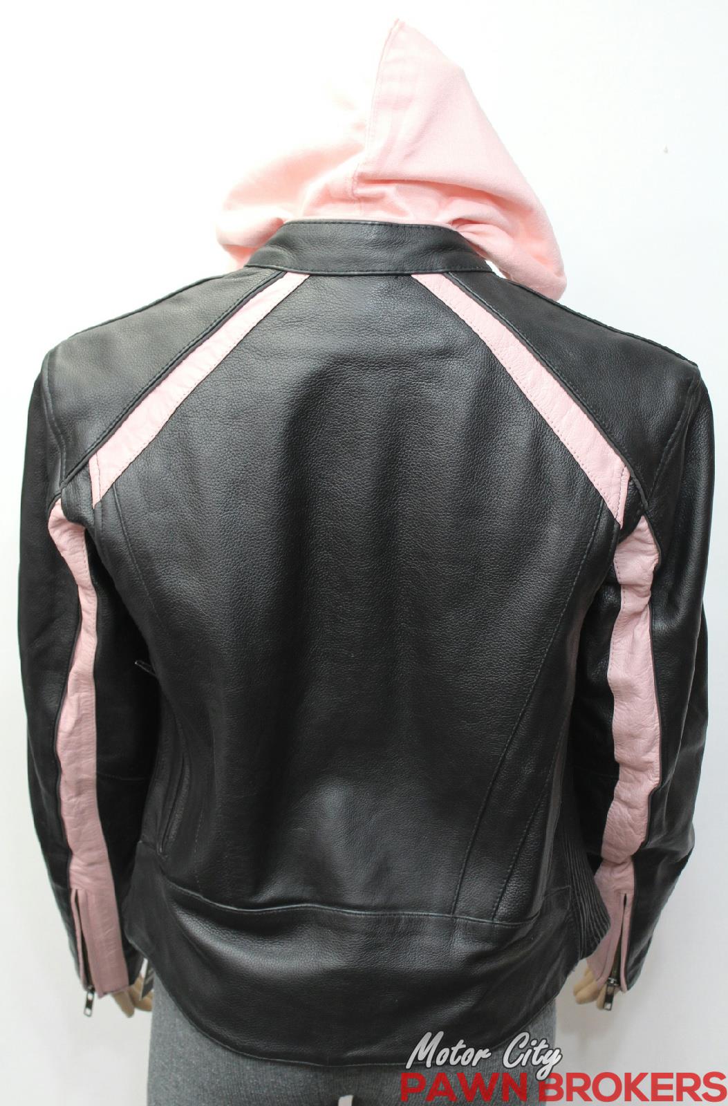 Milwaukee Leather Pink Hooded Removable Lining Women S Motorcycle
