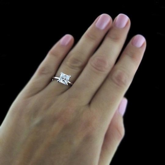 4 карата бриллиант кольцо