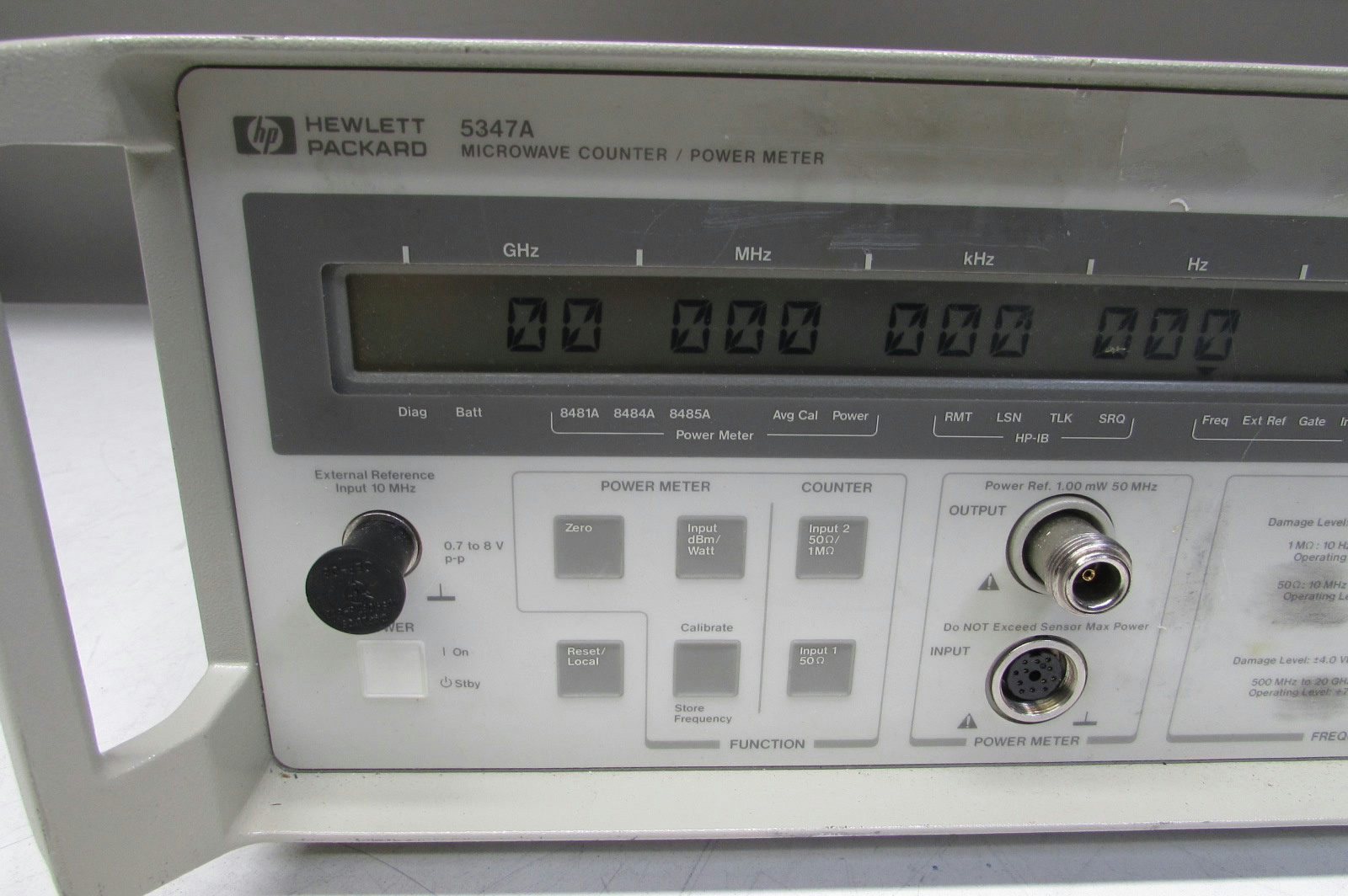 Agilent Hp 5347a 20ghz Microwave Counter Meter Ebay Agilent Hp 5347a 20ghz Microwave Counter Meter