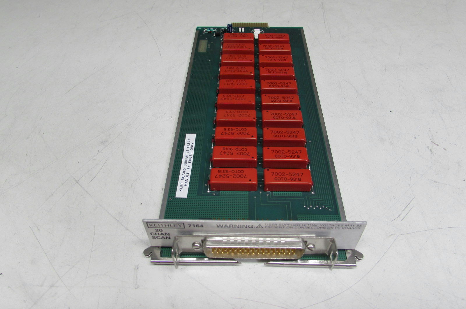 Tested! Scanner Module Card Keithley 7164 20 Channel For 7001 Switch Systems