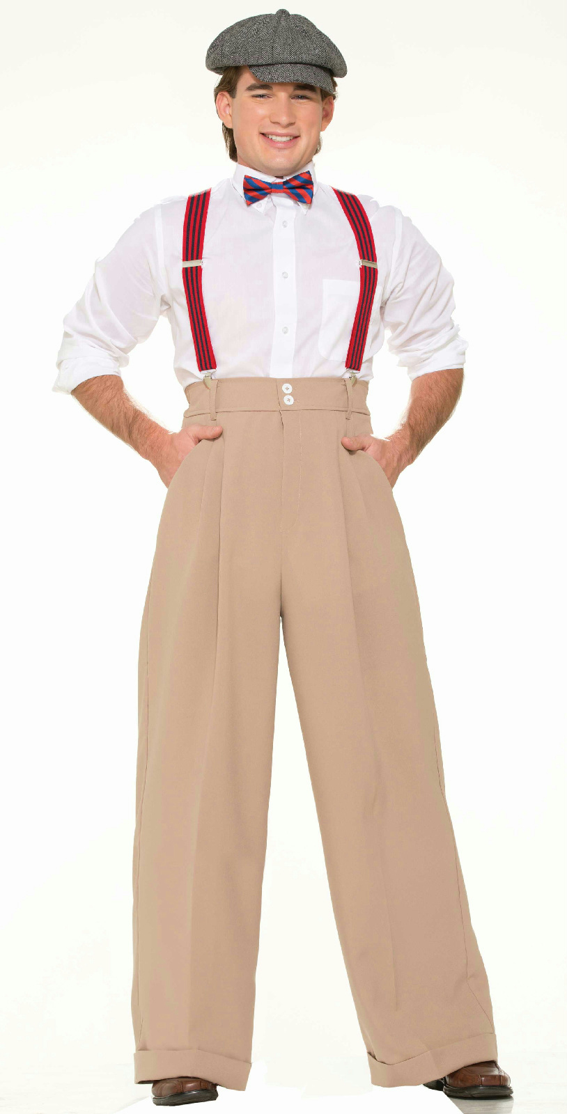 mens cream trousers