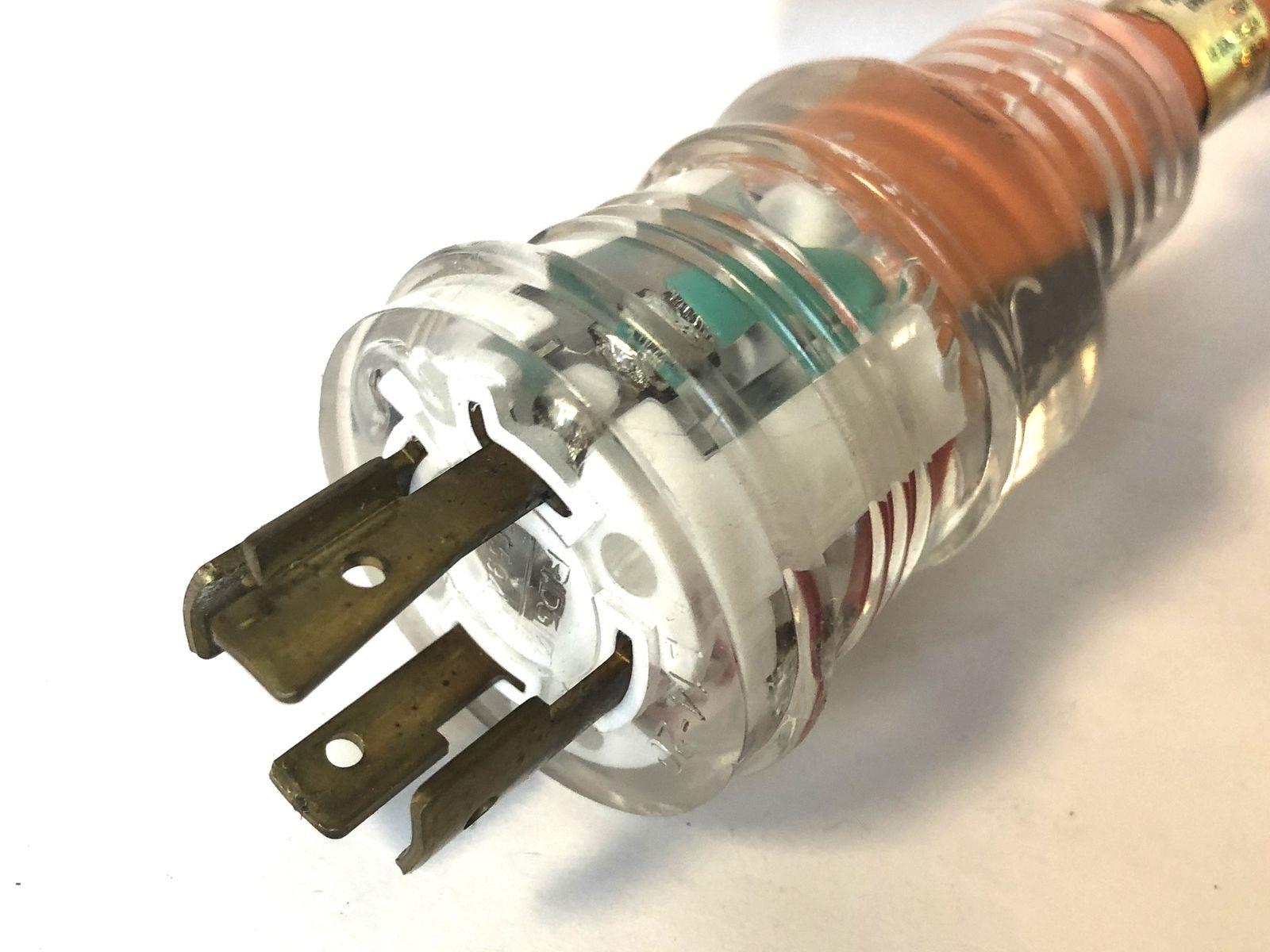 RIDGID 12 Gauge 600 Volt Dual Circuit 5' Generator 5 Outlet RV Cord