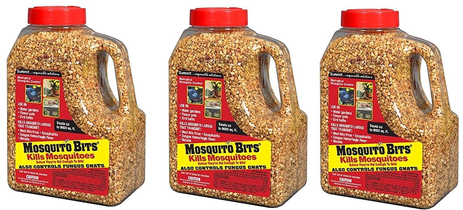 (3) Summit Mosquito Bits 30oz Biological BTI Mosquito Repellent