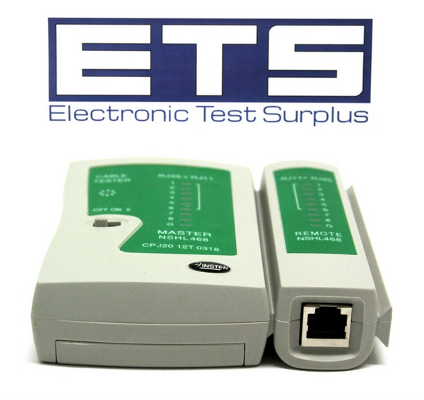 Insten RJ45 RJ11 NSHL468 Master & Remote Cable Tester Set CPJ20 12T