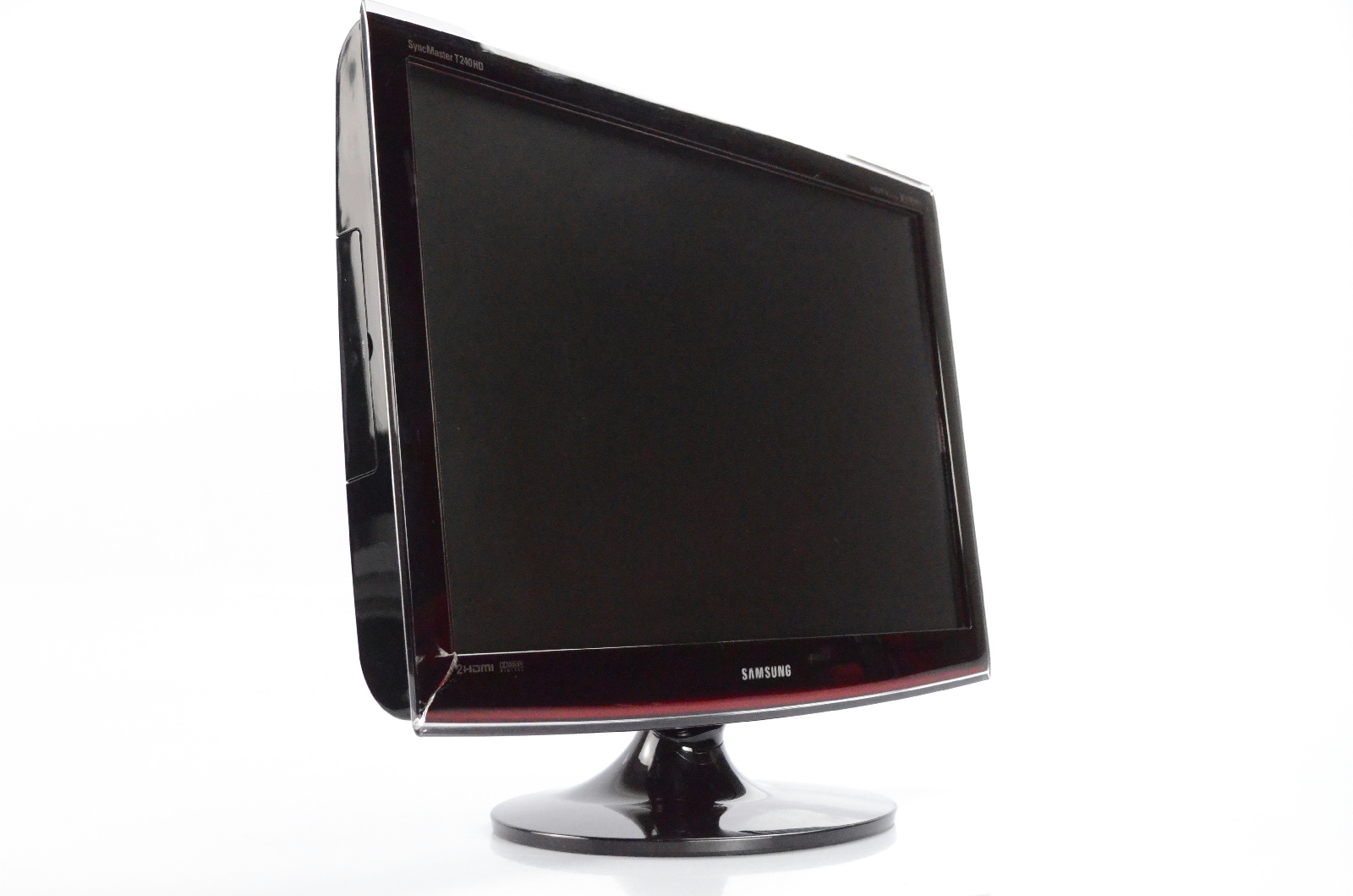 Samsung SyncMaster T240HD LCD Widescreen 24" HDTV Monitor & Travel Case