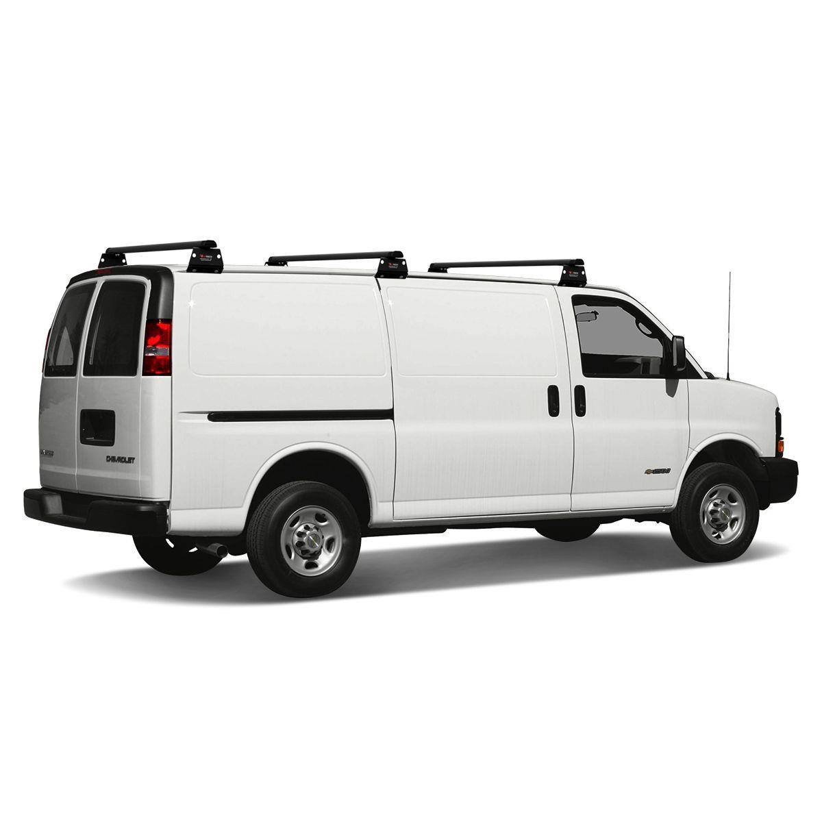 Vantech Black H3 3 Bar Aluminum Ladder Roof Rack (no acc)GMC Savana