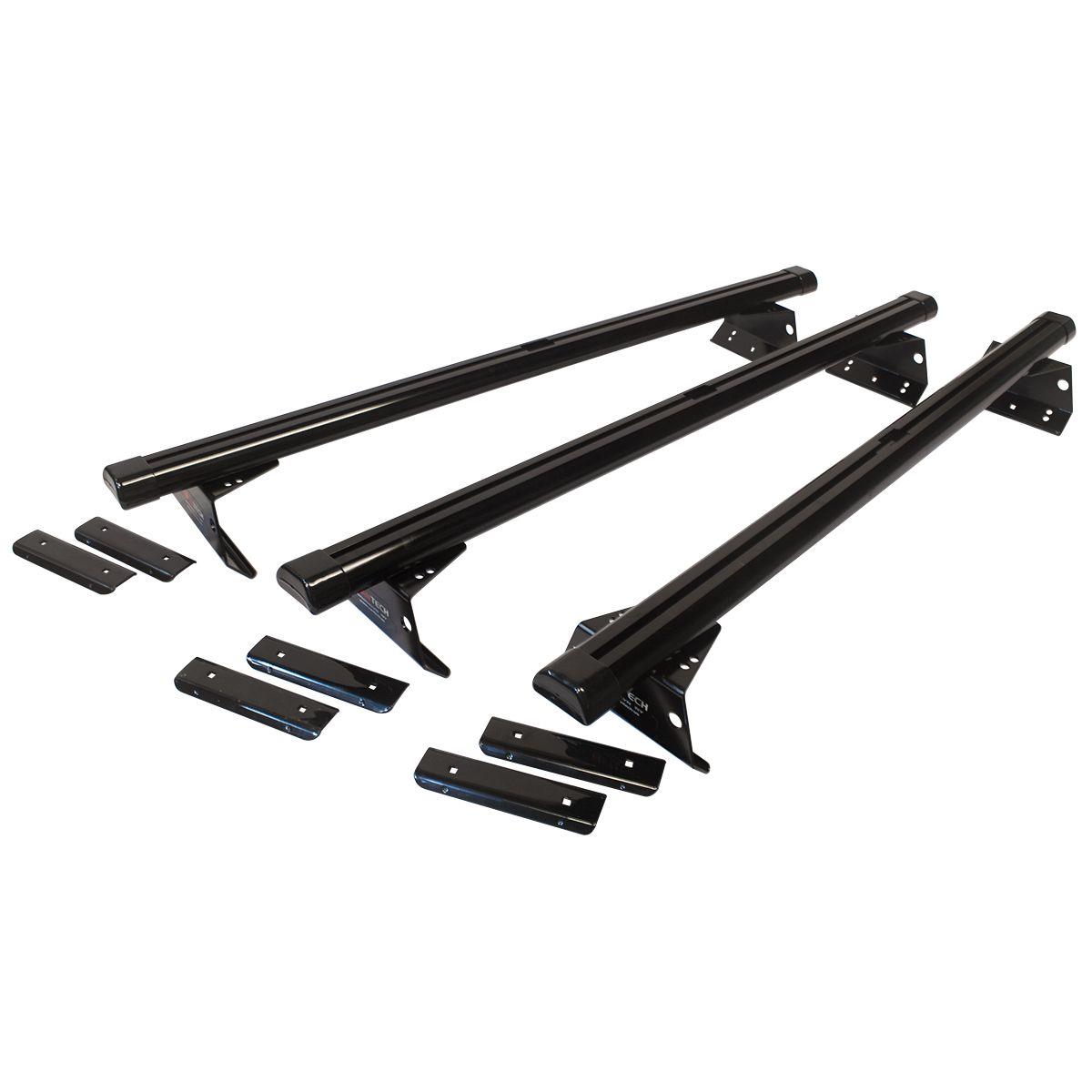 Vantech Black H3 3 Bar Aluminum Ladder Roof Rack (no acc)GMC Savana