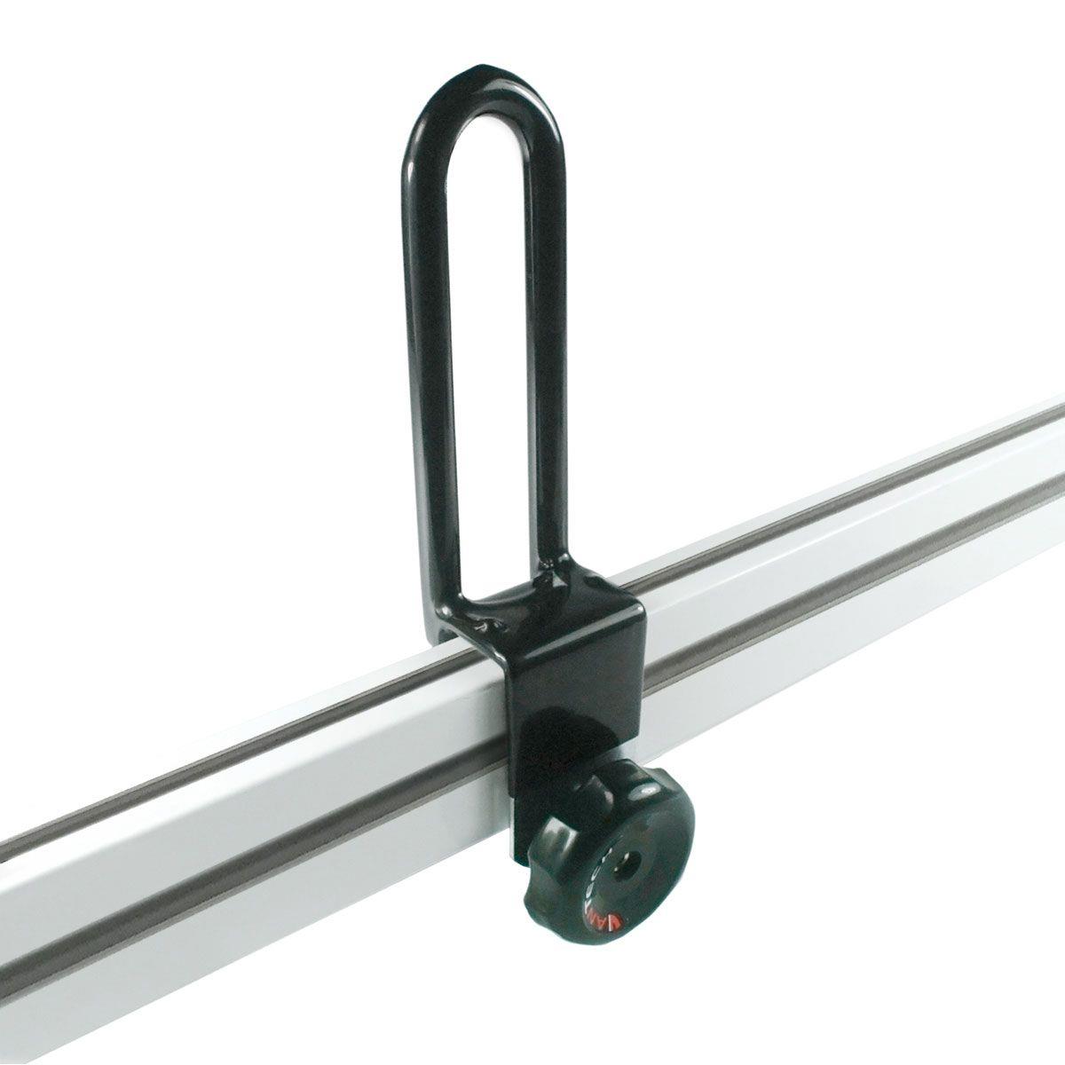 White Vantech H1 3 Bar Steel Ladder Rack w/ ROLLER for Nissan NV Cargo