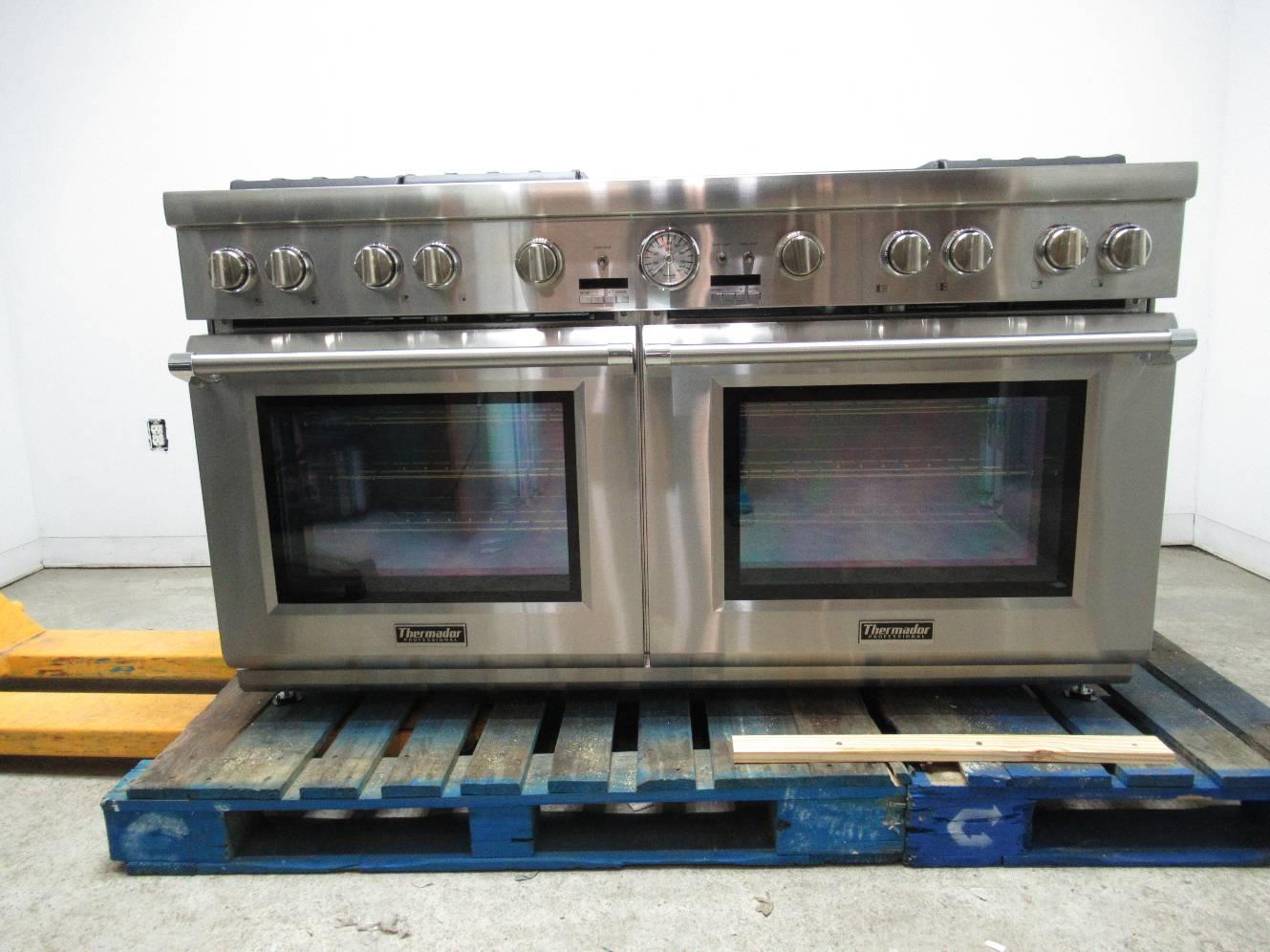 Thermador Pro Grand 60" 6 Burners Griddle Dual Fuel Convection Range