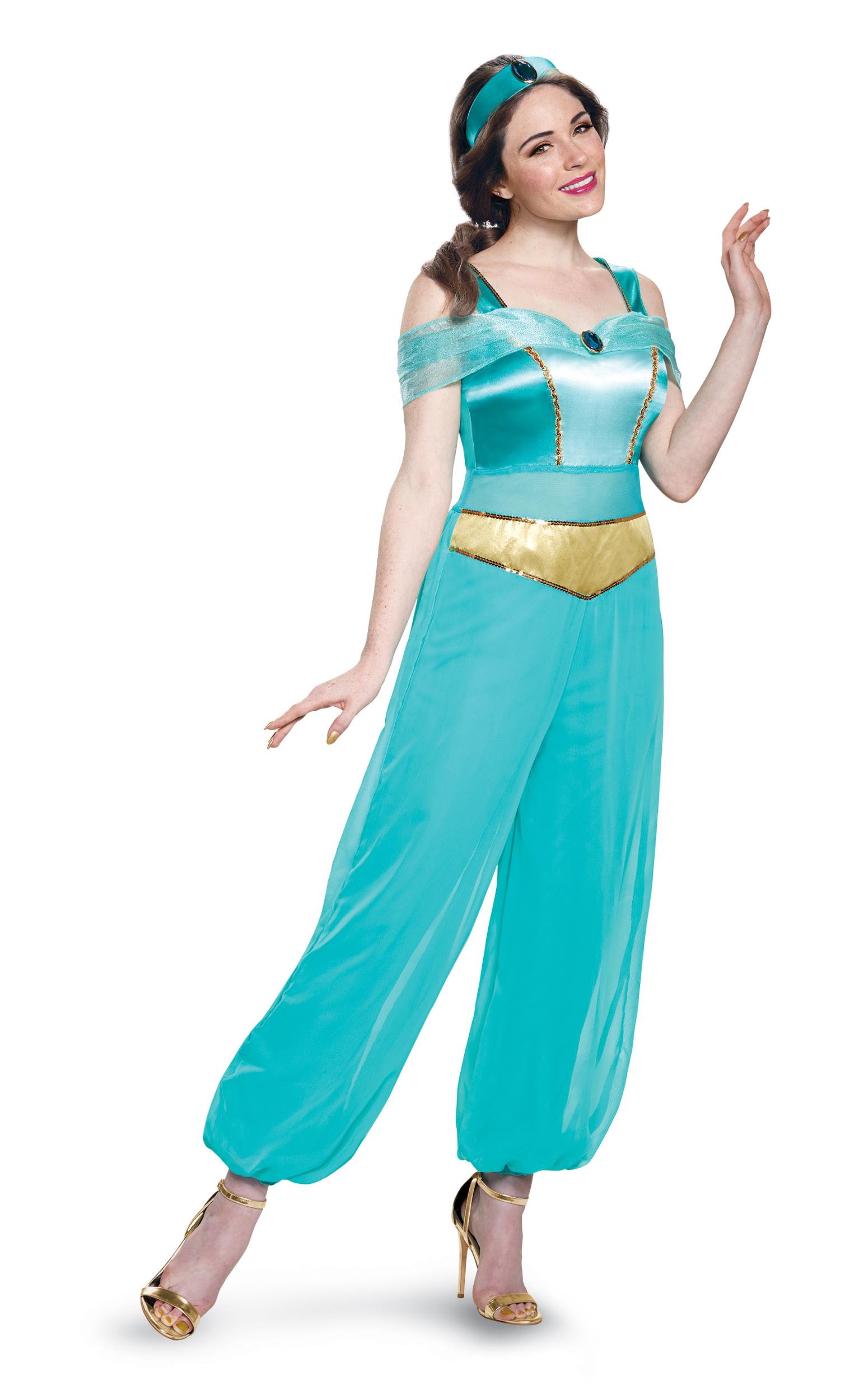 Disney Princess Women's Jasmine Deluxe Adult Costume Medium
