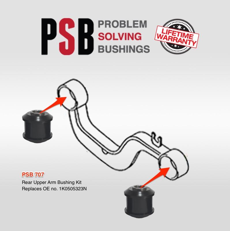 PSB 160 2x VW Passat B6 & B7 06-12 Front Wishbone Arm Rear Position Bushings