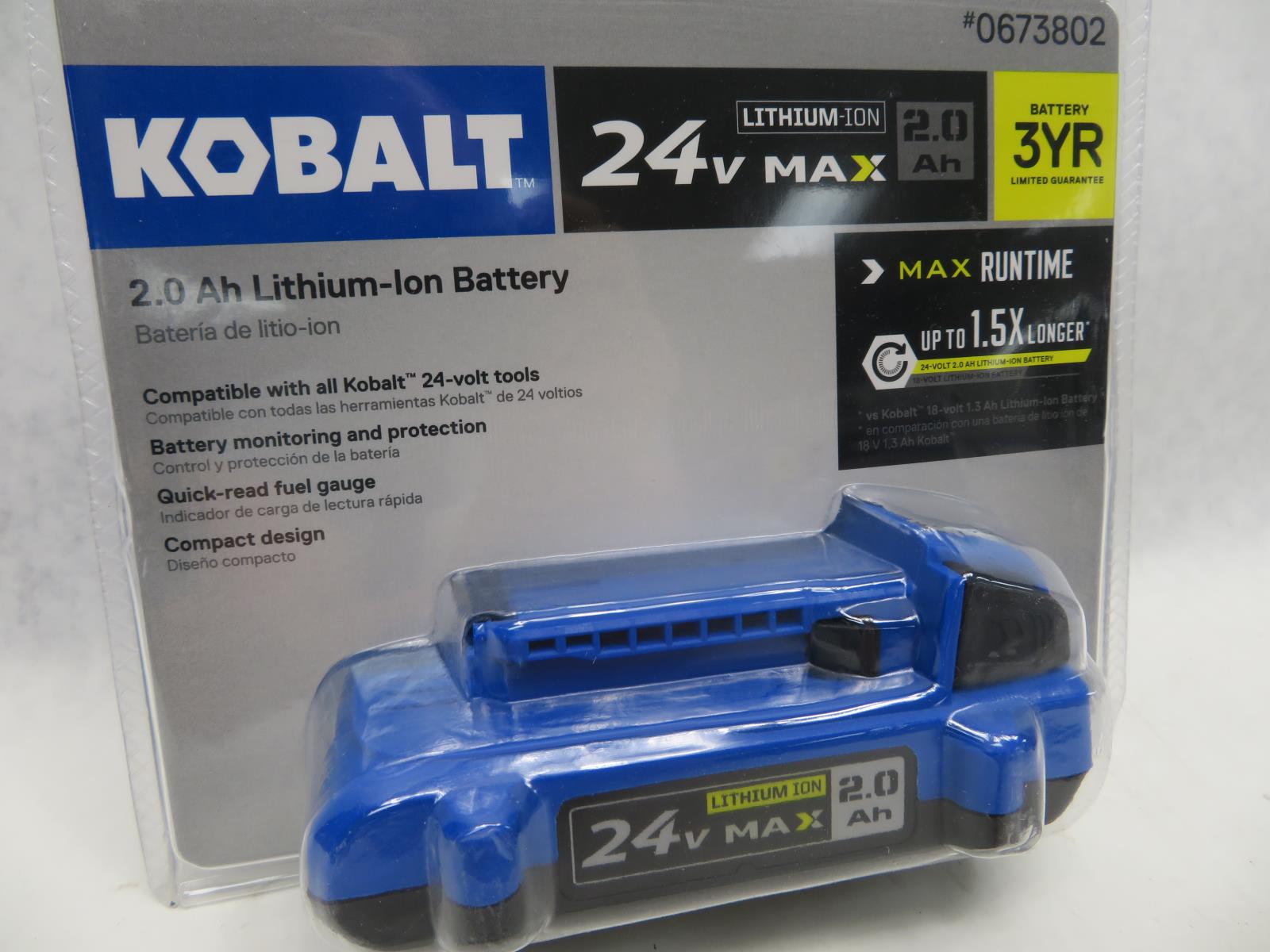 Kobalt 24Volt Max 2.0Ah Liion Compact Battery eBay