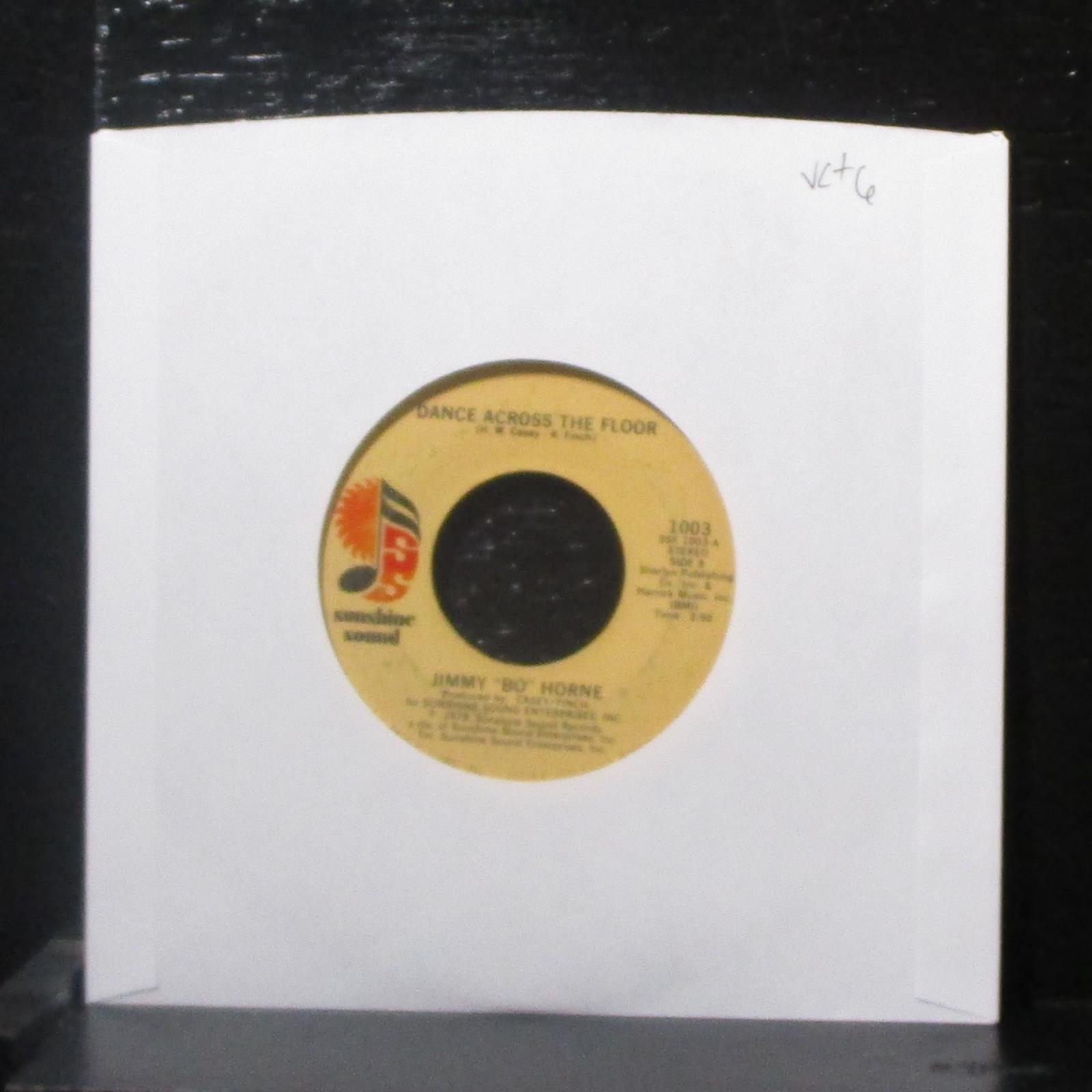 Jimmy Bo Horne Dance Across The Floor 7 Vg Vinyl 45 Sunshine