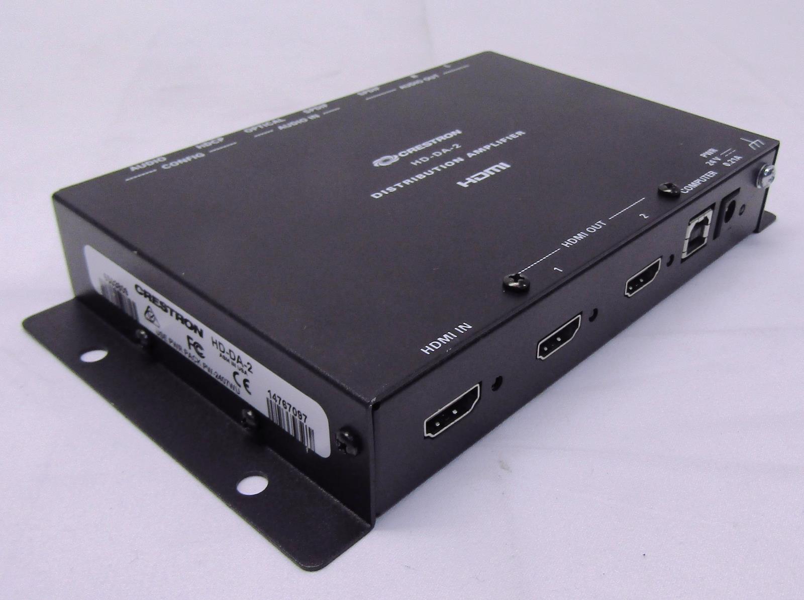 Crestron HDDA2 Distribution Amplifier HDMI 1to4 Audio