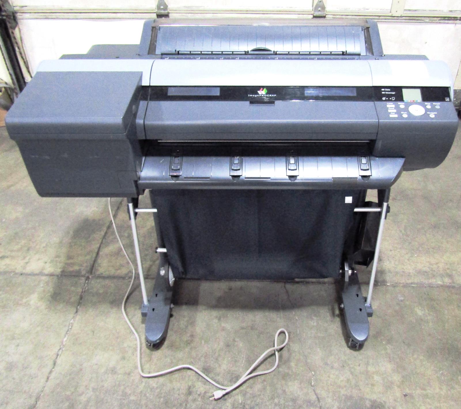 Canon ipf6450 large format printer paper usage 7704 3 sq ft ebay