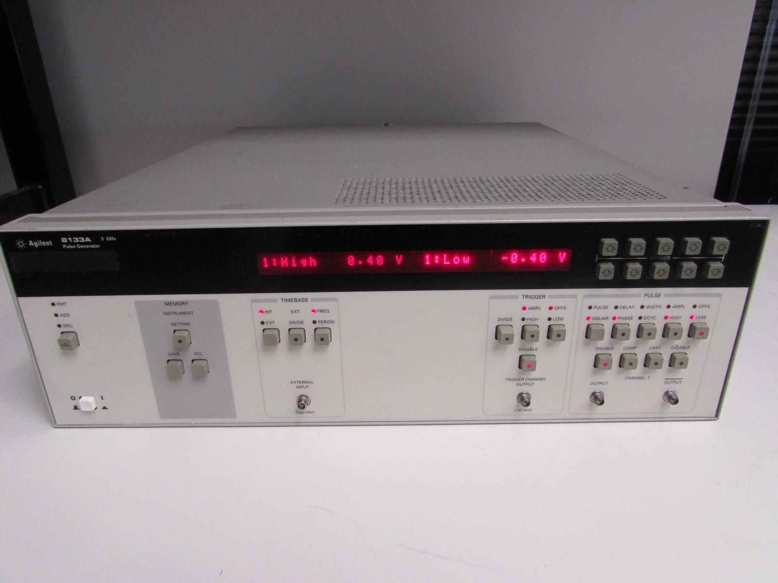 Agilent 8133A HighSpeed Pulse Generator, 3GHz Opt 001 eBay