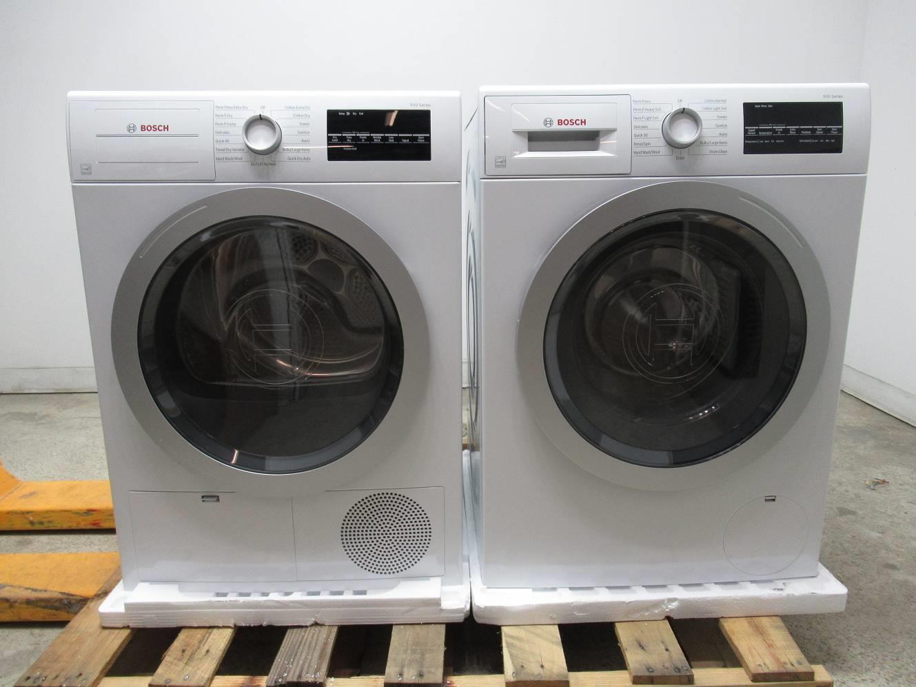 Bosch 500 Series Wht Front 15 Progams Washer Dryer Wat28401uc Bosch 500 Series Wht Front 15 Progams Washer Dryer Wat28401uc Wtg86401uc