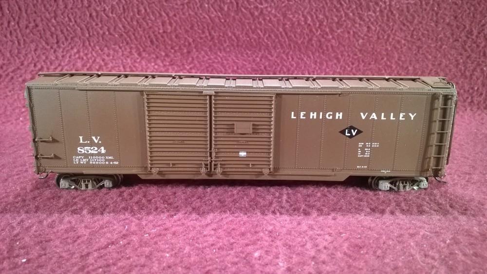 HO PROTO 2000 30308 LEHIGH VALLEY AUTO DBL DOOR BOX CAR 8524 VG/OB