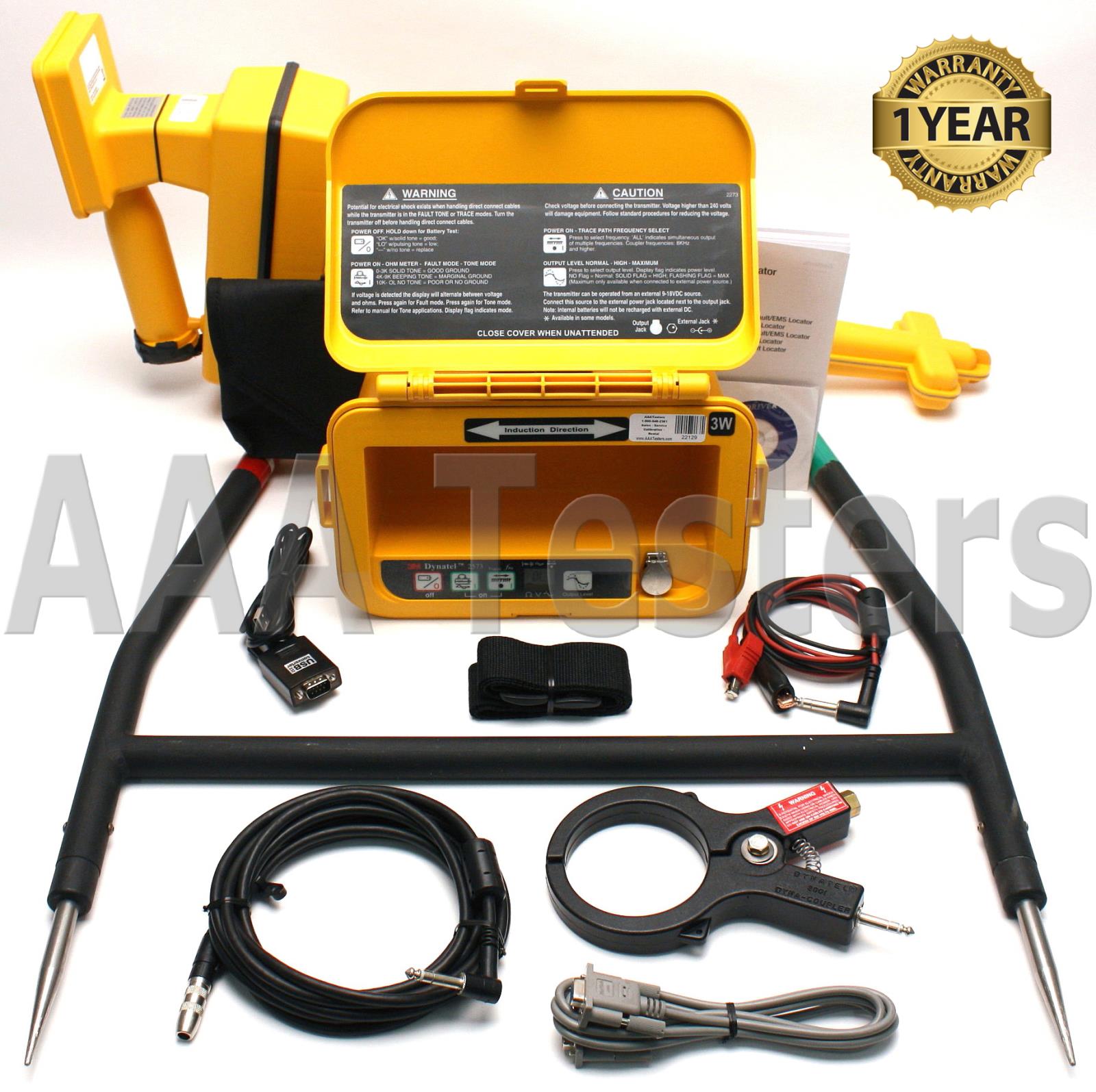 3M Dynatel 2573C Advanced Cable Pipe Fault Locator Transmitter Receiver 2573C3 eBay