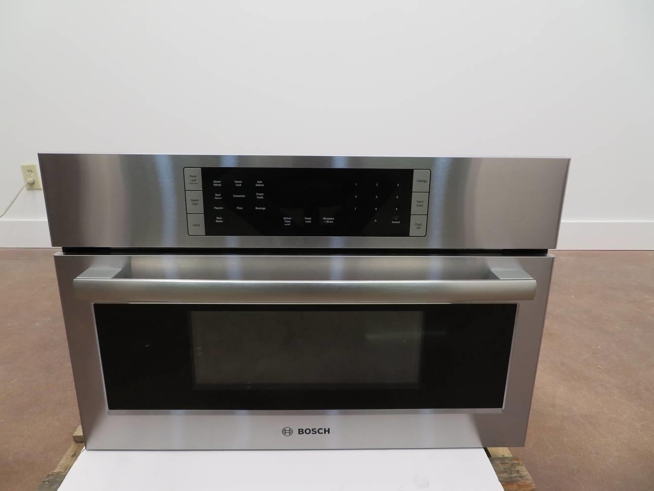 Bosch 800 30" HMC80252UC SS BuiltIn Covenction Microwave Oven 2 in 1 1