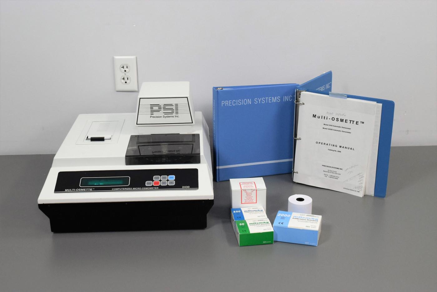 Precision Systems MultiOsmette 2430 MicroOsmometer with Liquid