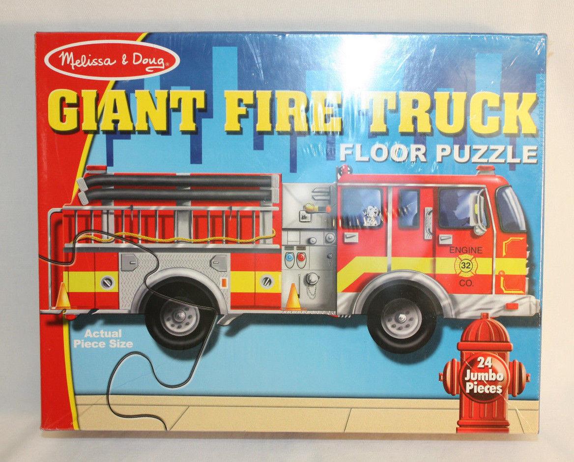 fire truck floor puzzle