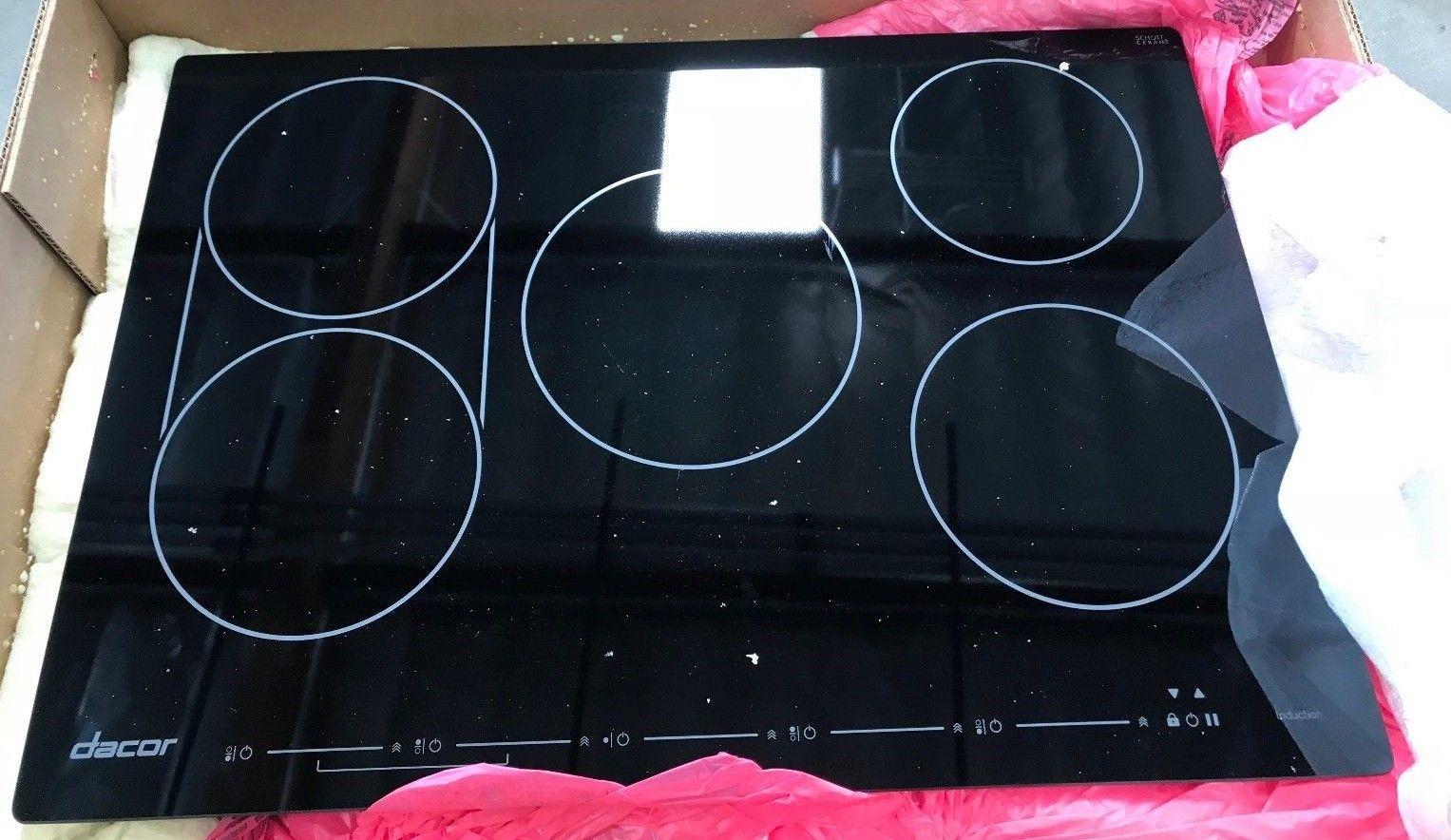 Dacor Discovery DYTT305NB 30 Inch Electric Induction Cooktop 5 Cooking