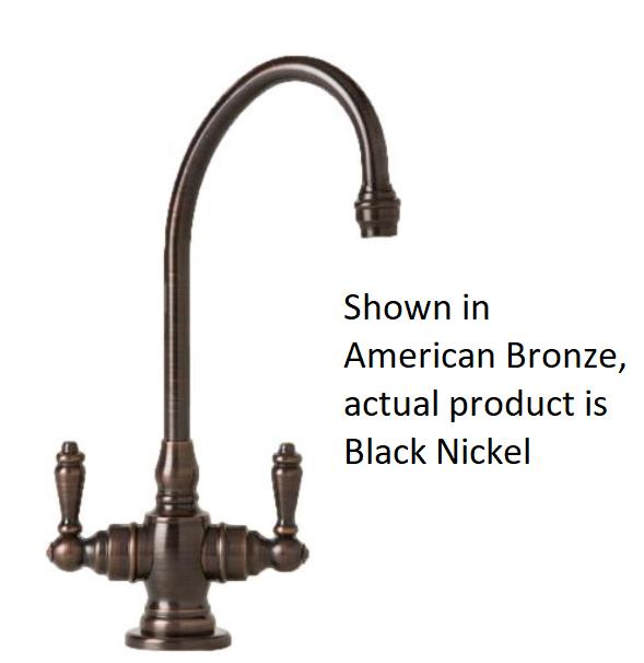 Waterstone 1500 Bln Hampton Suite Bar Faucet In Black Nickel 11 3