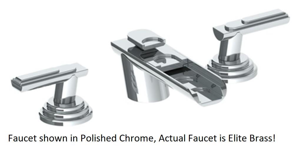 Watermark 160 2 Aq El Aqueduct Widespread Lever Handle Faucet In
