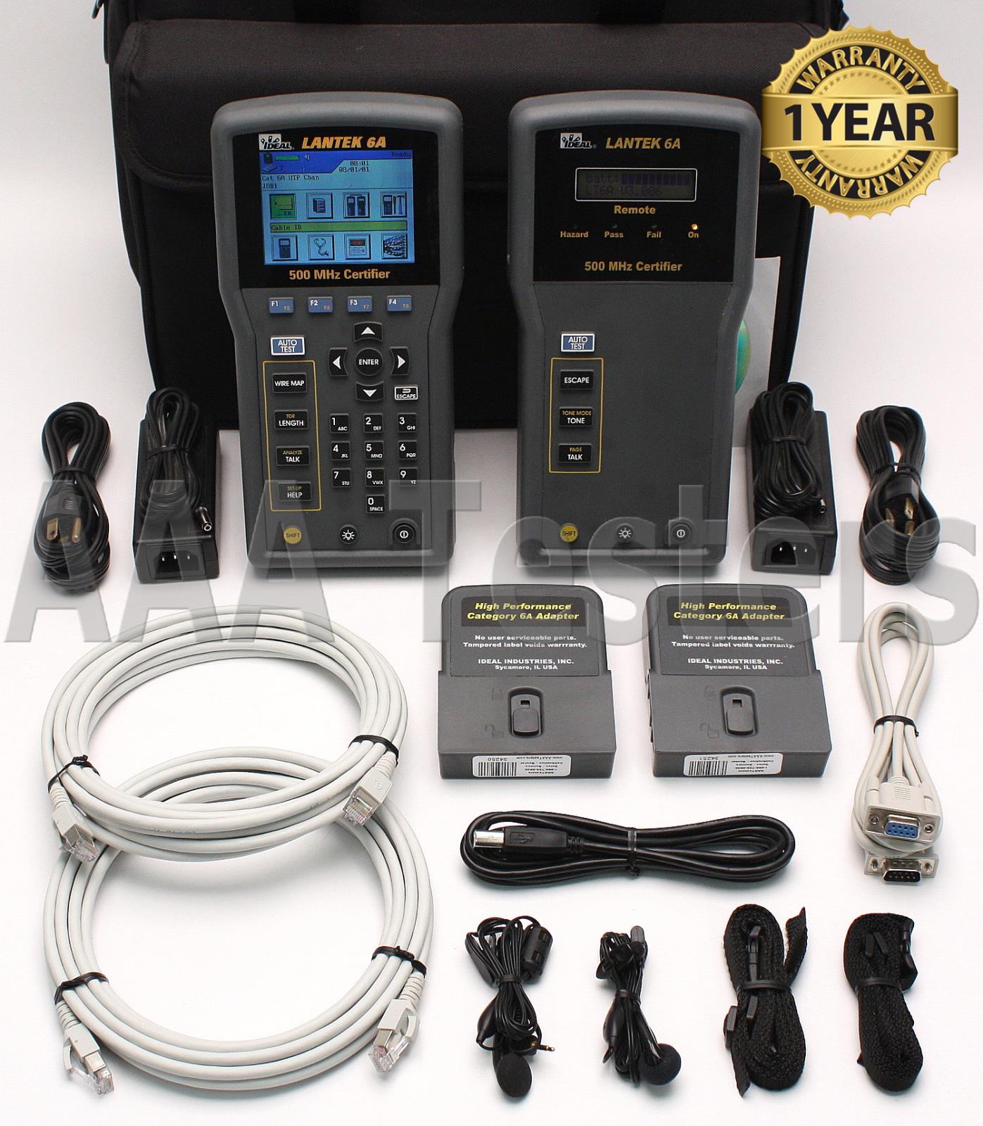 IDEAL LANTEK 6A Cat5e Cat6 Cat6A LAN Cable Tester Certifier LANTEK 6 eBay