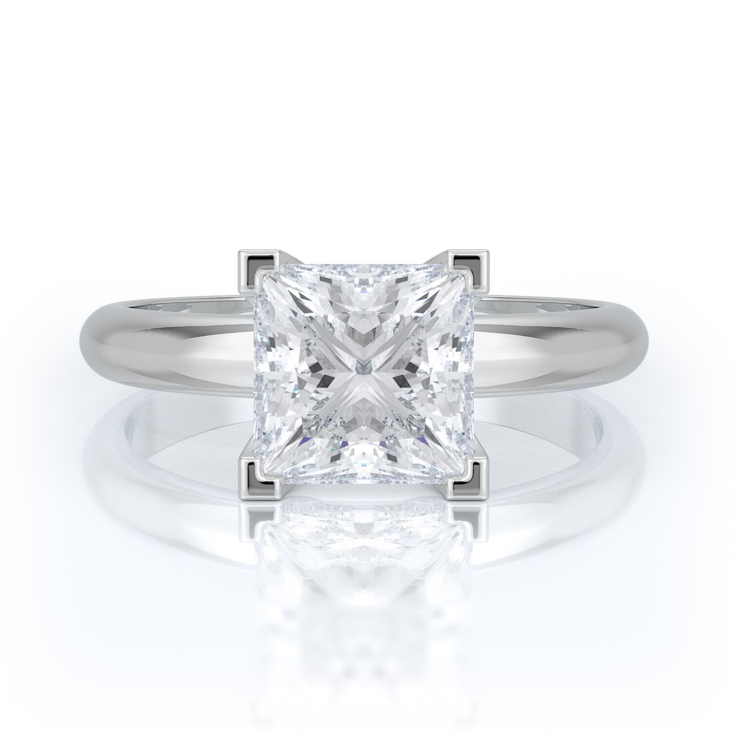 3 Carat Princess Cut Solitaire Diamond Ring Online Store, UP TO 56 