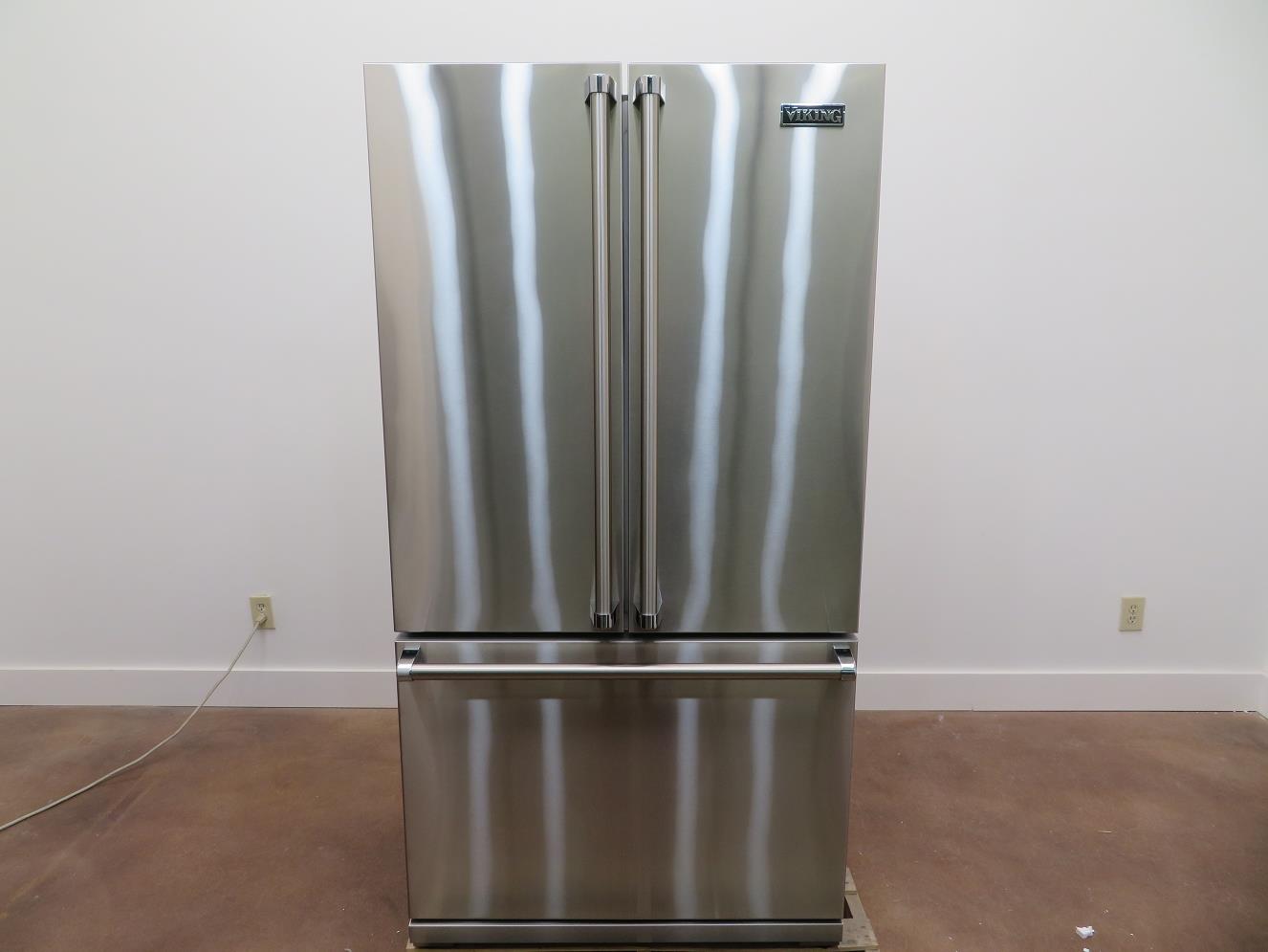 Viking 3 Series 36 In Counter Depth French Door Refrigerator