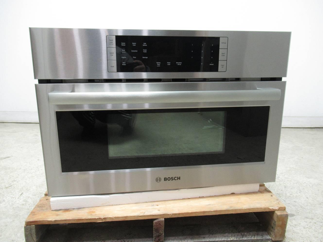 Bosch 800 30" SS 2-in-1 1.6 Cu. ft Built-In Covenction Microwave Oven
