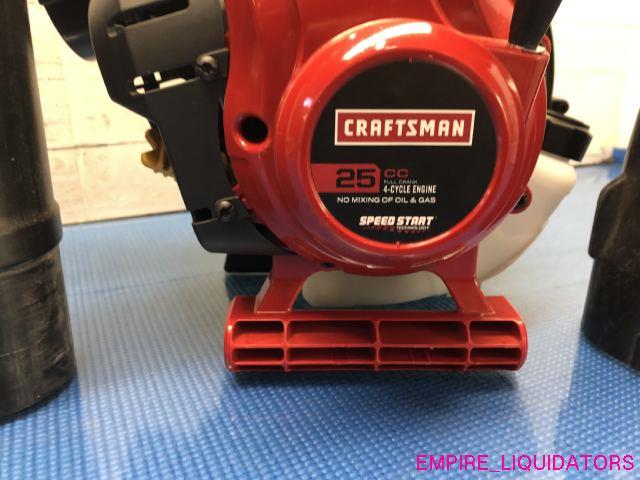 $170 Craftsman 25cc heavy duty 4-Cycle Leaf Blower 79461 w/ 2 ...