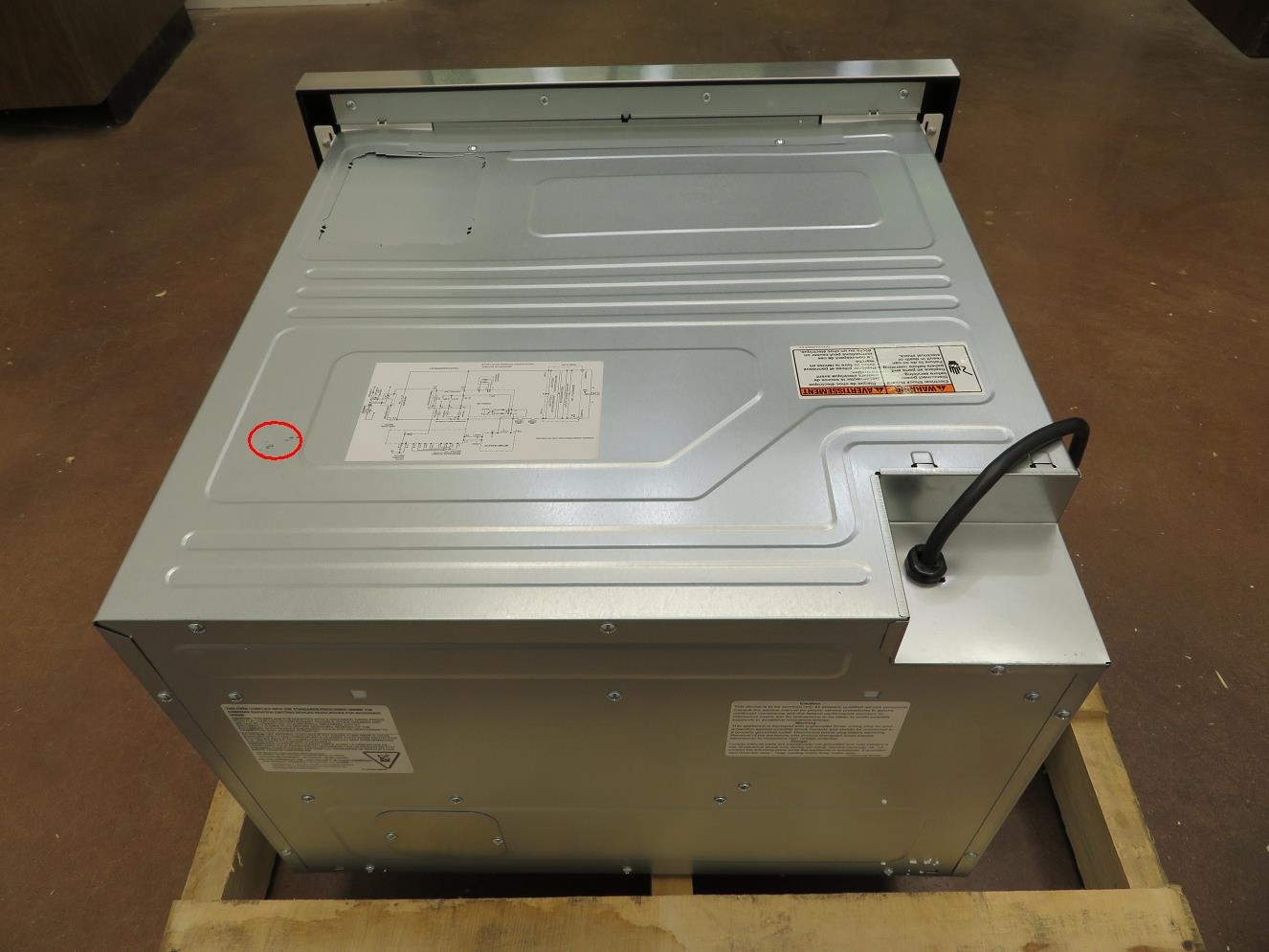 Bosch 800 Serie 24" Builtin Microwave Drawer HMD8451UC Touch Open