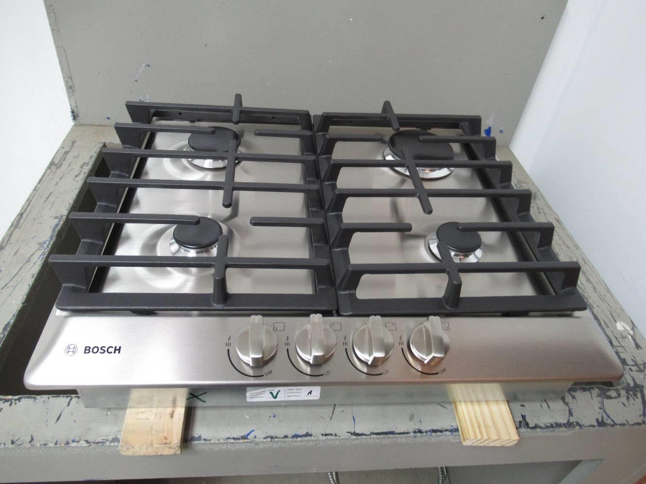 Bosch 500 Series 24 Inch Stainless Push To Turn S Gas Cooktop Bosch 500 Series 24 Inch Stainless Push To Turn S Gas Cooktop Ngm5456uc