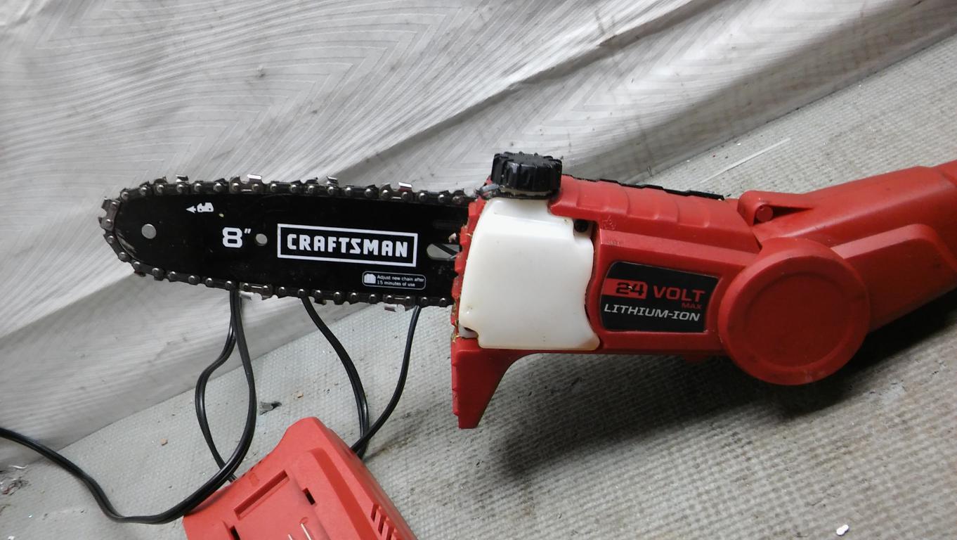 Craftsman 24 Volt Cordless Pole Saw at Craftsman Power Equipment