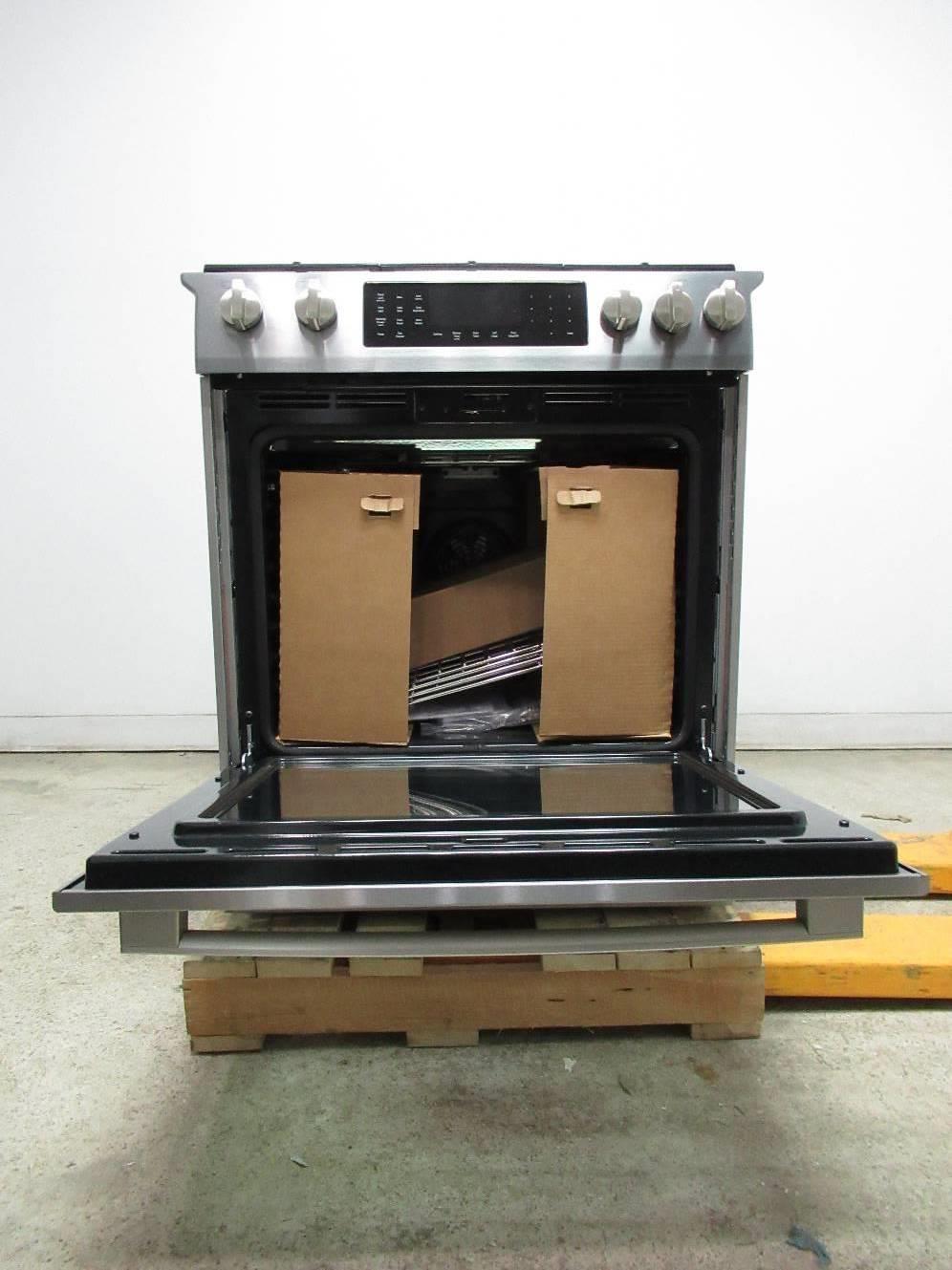 Bosch 30" 5 Sealed Burners Convection DualFuel Warming Drawer Range