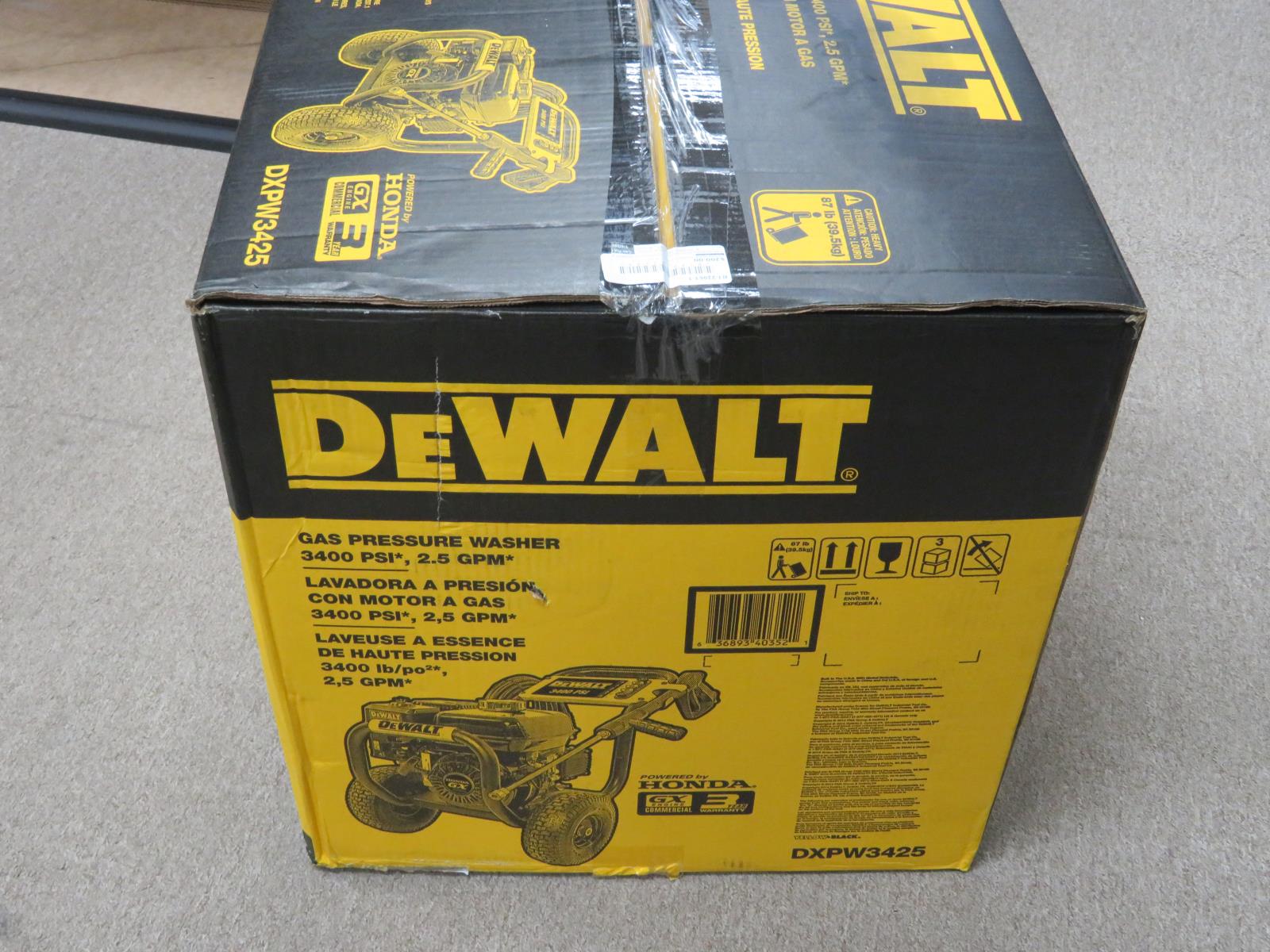 dewalt 3400 psi pressure washer pump oil type weight