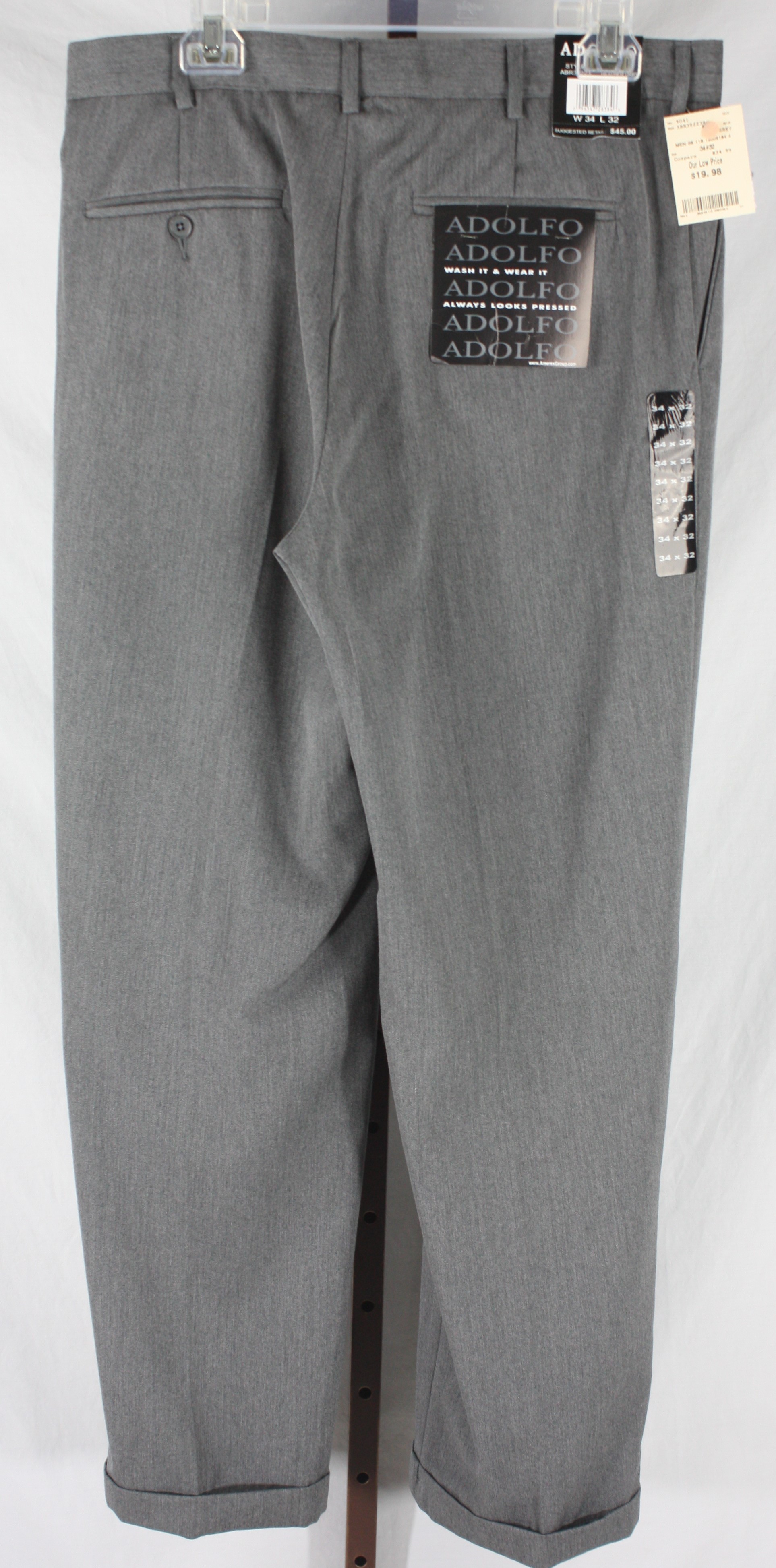 30 x 36 black dress pants