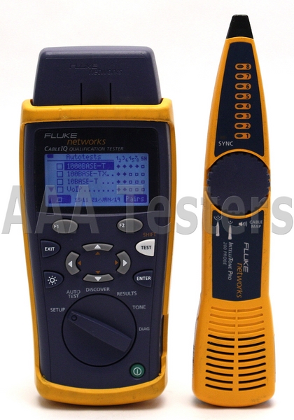 Fluke Networks CableIQ Qualification Tester w/ Intellitone Pro 200