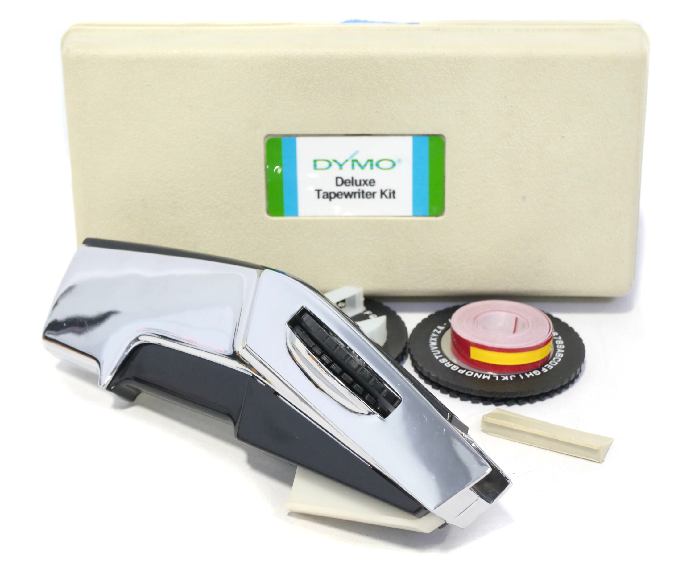 Vintage Dymo 1550 Label Maker Tapewriter Kit eBay