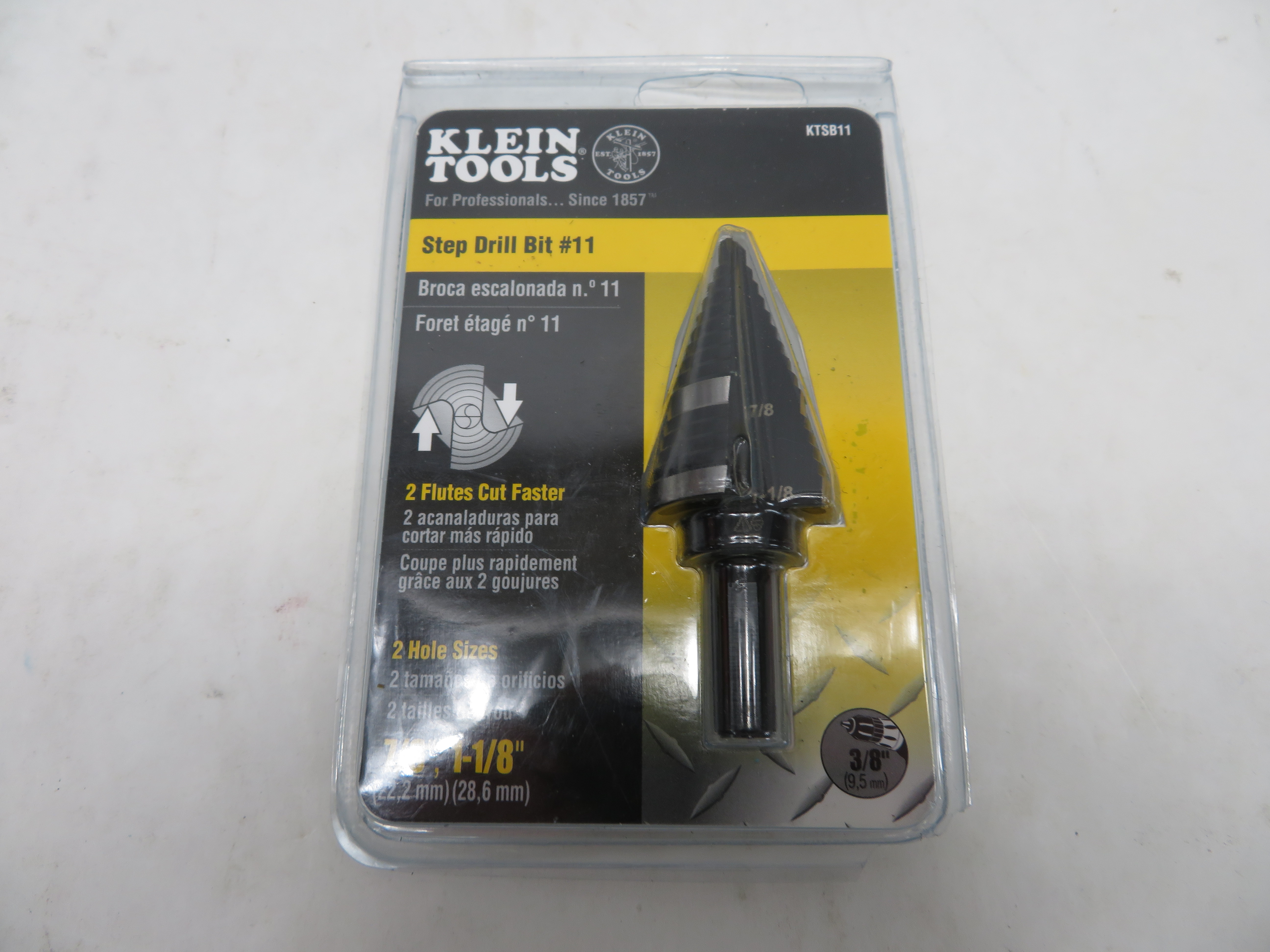 Klein Tools Step Drill Bit 11 KTSB11 eBay